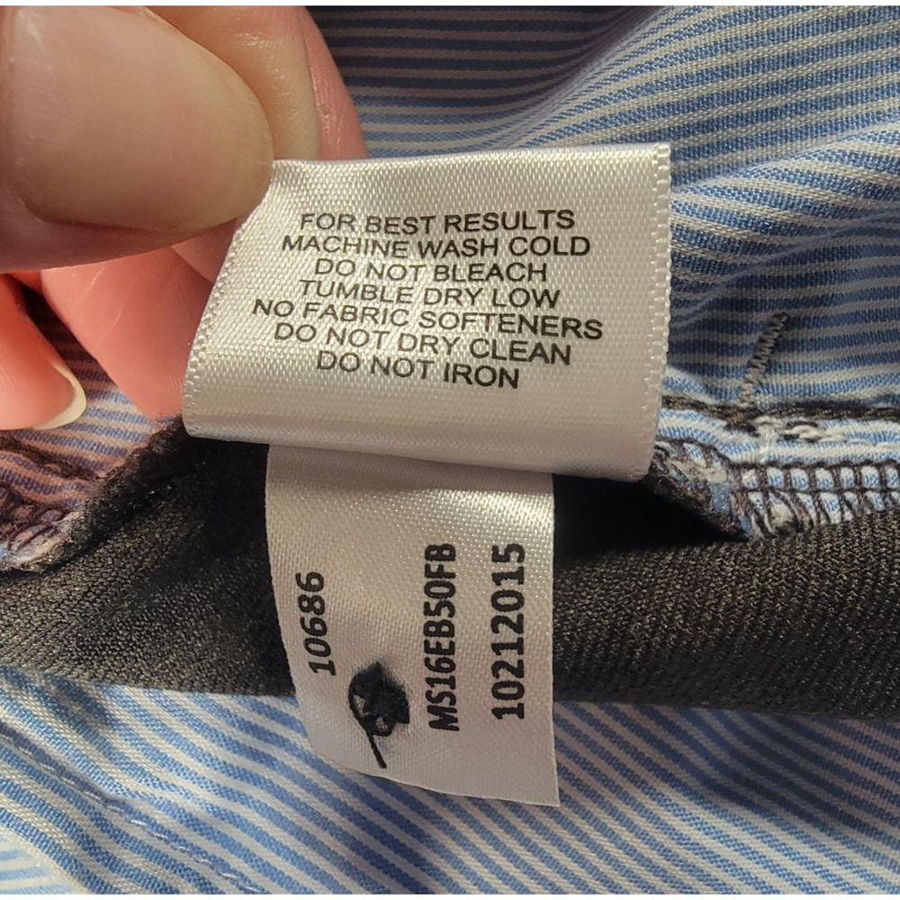 Peter Millar Mens 38x32 Wicking Dress Pants Polyester Gray Flat Front - Picture 10 of 13